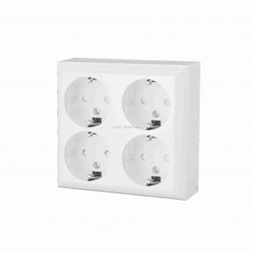 Business Line IP20 4 férõhelyes földelt aljzat