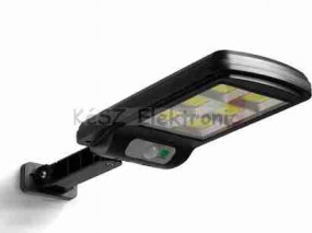 Mozgásérzékelős napelemes reflektor távszabályzóval