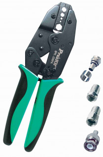 Krimpelő fogó, koax kábelhez Krimpelő fogó, koax kábelhez