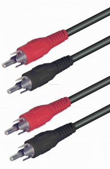 Audió kábel, 2 RCA dugó-2 RCA dugó, 5 m