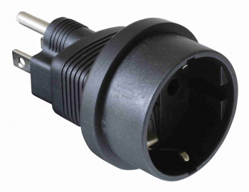 Utazóadapter, földelt, amerikai Utazóadapter, földelt, amerikai