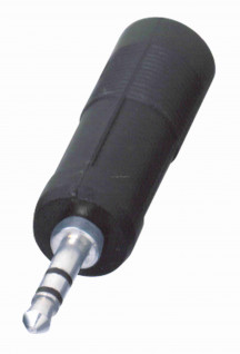 Audió átalakító, 3,5 mm sztereó dugó-2 x 6,3 mm sztereó alj Audió átalakító, 3,5 mm sztereó dugó-2 x 6,3 mm sztereó alj
