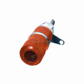 Banánaljzat, piros, forrasztható