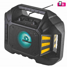 Vízálló, ütésálló munka- és szabadidő-rádió