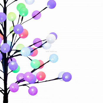 LED-es, pamutgolyófa