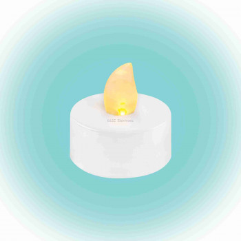 LED-es teamécses, fehér