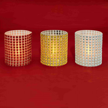 LED-es gyöngydekorációs mécses