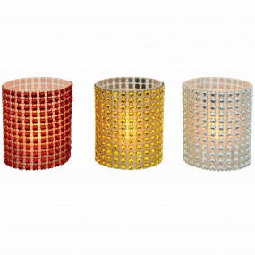 LED-es gyöngydekorációs mécses