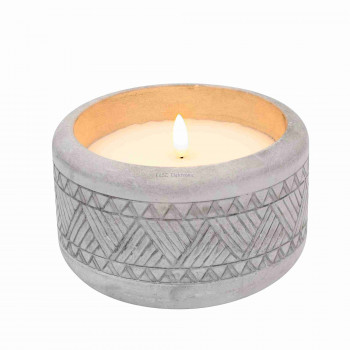 LED-es kömécses, 1 LED, ∅14 cm x 8,5 cm