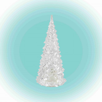 LED-es asztali dísz, fenyőfa