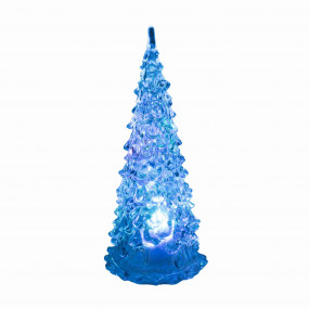 LED-es asztali dísz, fenyőfa LED-es asztali dísz, fenyőfa