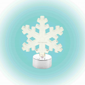 LED-es asztali dísz, hókristály
