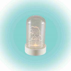 LED-es asztali dísz, Mikulás LED-es asztali dísz, Mikulás