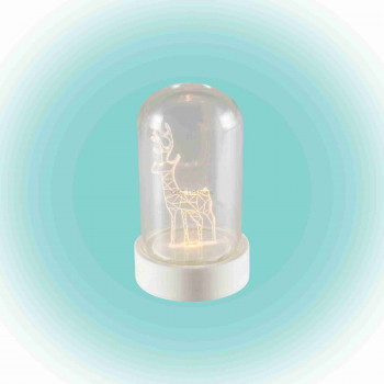 LED-es asztali dísz, szarvas