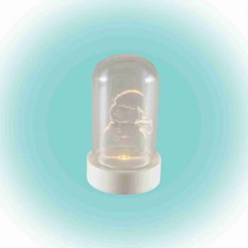 LED-es asztali dísz, hóember