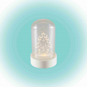 LED-es asztali dísz, fenyőfa