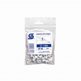 Kábelbilincs szöggel, 5mm Kábelbilincs szöggel, 5mm