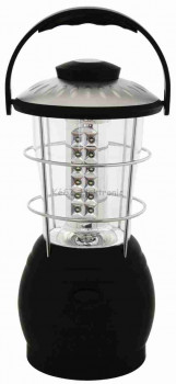 LED-es kempinglámpa, dinamós