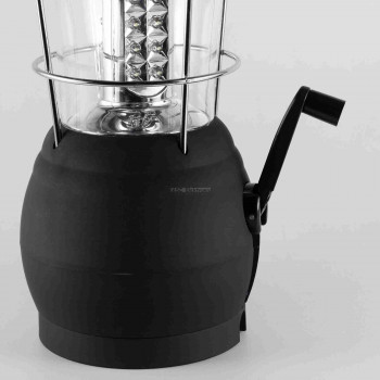 LED-es kempinglámpa, dinamós