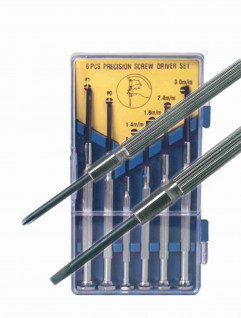 Műszerész csavarhúzókészlet, 6 db-os