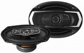 Autóhangszóró-pár, 6x9" (nagy ovál), 3 utas, 4 ohm, 240 W Autóhangszóró-pár, 6x9" (nagy ovál), 3 utas, 4 ohm, 240 W