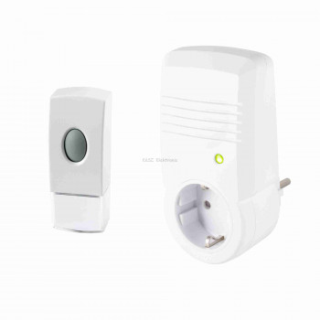 Vezeték nélküli csengő, 230V, 100 m