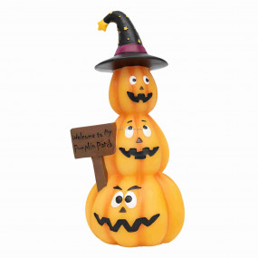 Halloween LED-es tökrakás, 3 x AA Halloween LED-es tökrakás, 3 x AA