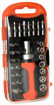 Szerszámkészlet, racsnis, 30 db-os Szerszámkészlet, racsnis, 30 db-os