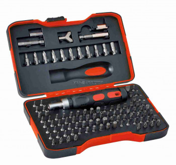 Csavarhúzókészlet, racsnis, 101 db-os Csavarhúzókészlet, racsnis, 101 db-os