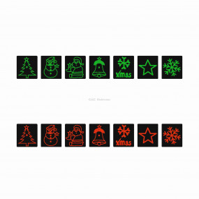 Lézerprojektor 8 motívummal