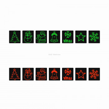 Lézerprojektor 8 motívummal