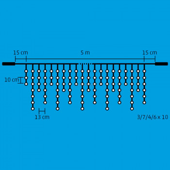 Sorolható LED-es jégcsap fényfüggöny