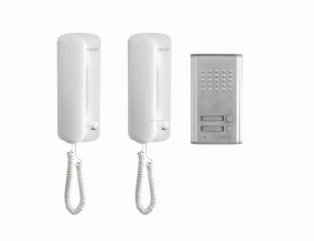 Vezetékes kaputelefon szett, kétlakásos Vezetékes kaputelefon szett, kétlakásos