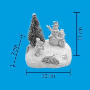 LEDes karácsonyi asztali dísz