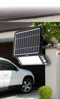 Szolár paneles LED reflektor PIR mozgásérzékelővel