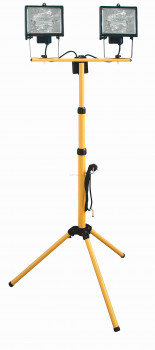 Halogén fényvető, állványos, 2x400 W