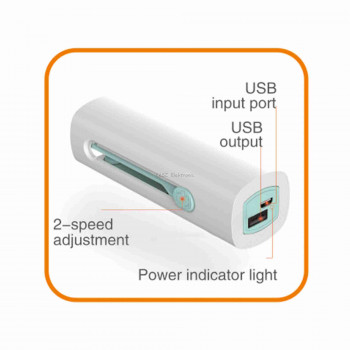 Kézi, tölthető ventilátor