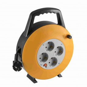 Kábeldob, 4 földelt aljzat, 10 m Kábeldob, 4 földelt aljzat, 10 m