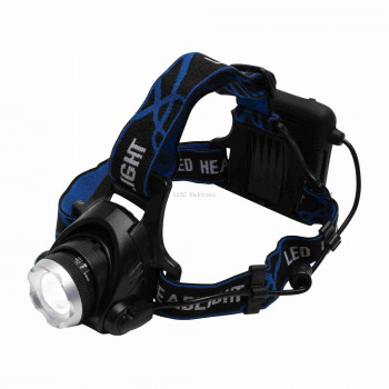 LED-es fém fejlámpa, ZOOM, 800 lumen LED-es fém fejlámpa, ZOOM, 800 lumen