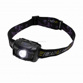 LED-es, tölthető fejlámpa, PIR, 100 lumen LED-es, tölthető fejlámpa, PIR, 100 lumen