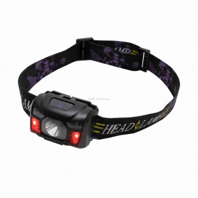 LED-es, tölthető fejlámpa, PIR, 100 lumen LED-es, tölthető fejlámpa, PIR, 100 lumen