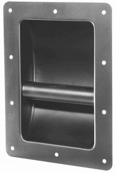 Süllyesztett fogantyú hangfalhoz, fém, 220 x 163 x 60 mm