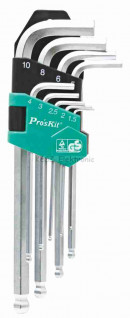 Imbuszkulcskészlet, 9 db-os Imbuszkulcskészlet, 9 db-os