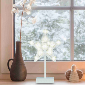 LED-es asztali dísz, csillag, 4,5V LED-es asztali dísz, csillag, 4,5V