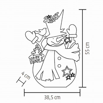 Optikai szálas asztali dísz