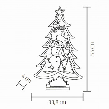 Optikai szálas asztali dísz