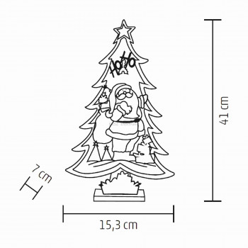 LED-es asztali dísz