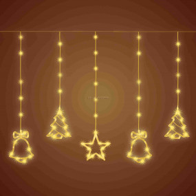 Micro-LED-es, figurás fényfüggöny