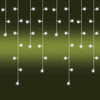 LED-es jégcsap fényfüggöny, 8 programos, 4,7m, IP44, 230V