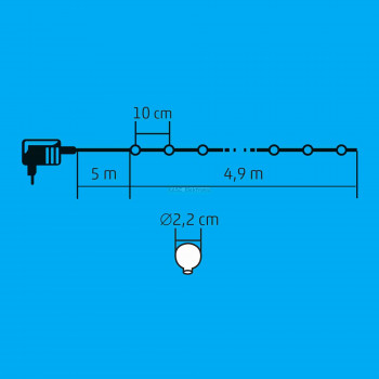 LED-es gömb fényfüzér LED-es gömb fényfüzér